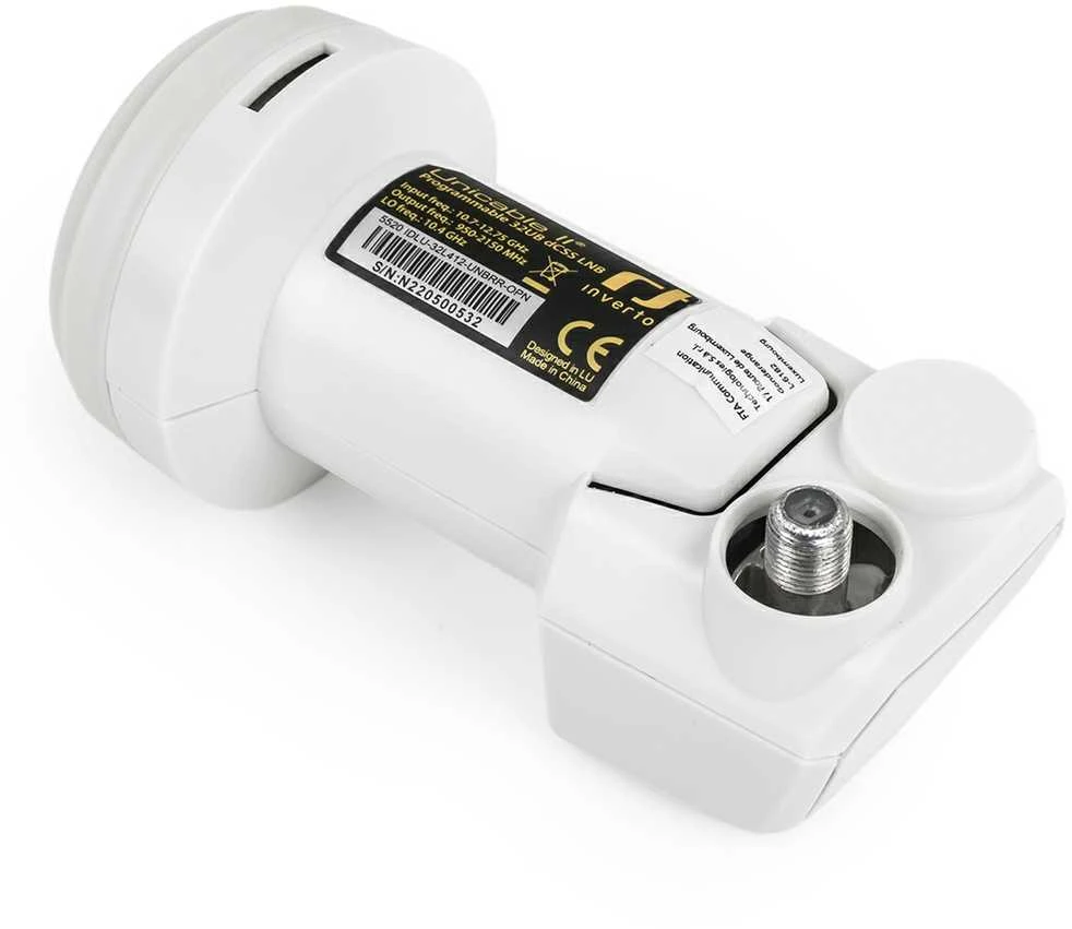 Inverto Unicable II LNB su F jungtimi
