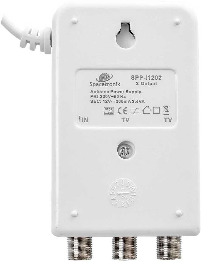Maitinimo šaltinis antenowy 2x12V Spacetronik SPP-I1202