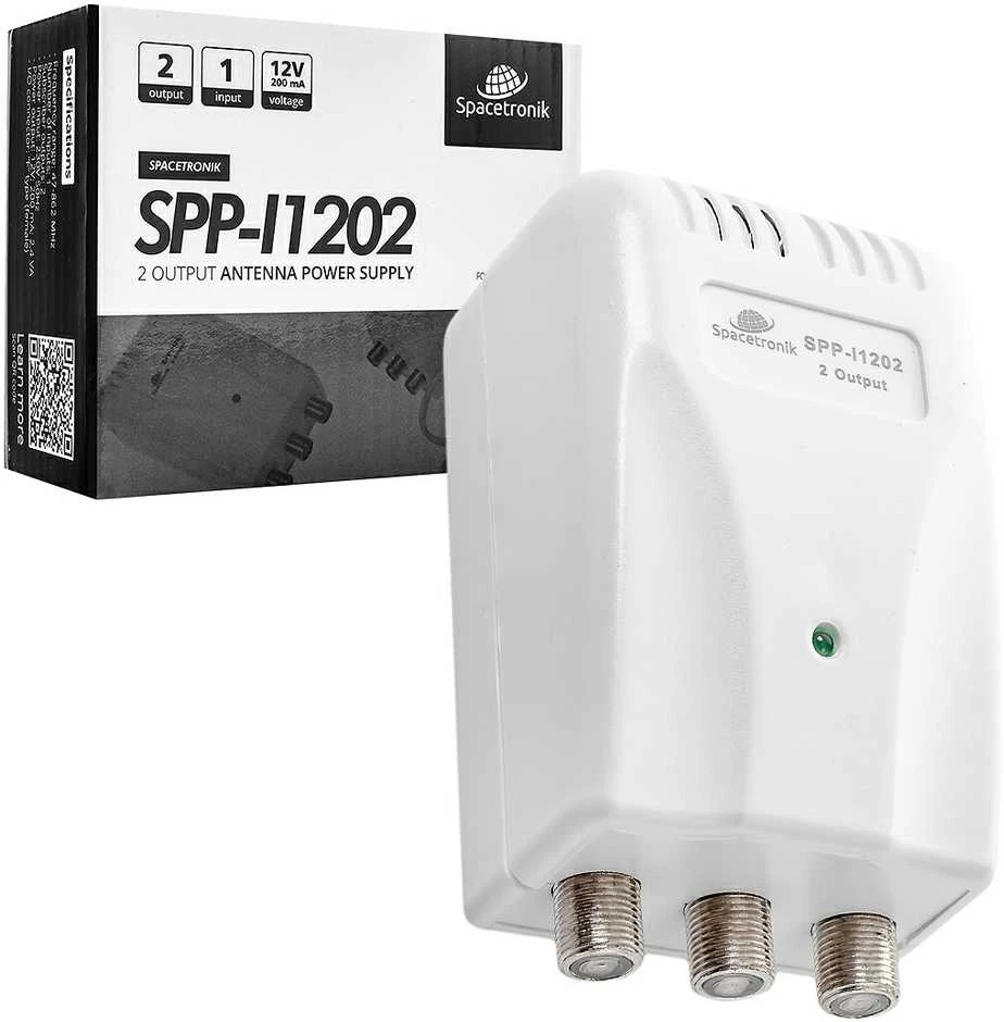 Maitinimo šaltinis antenowy 2x12V Spacetronik SPP-I1202