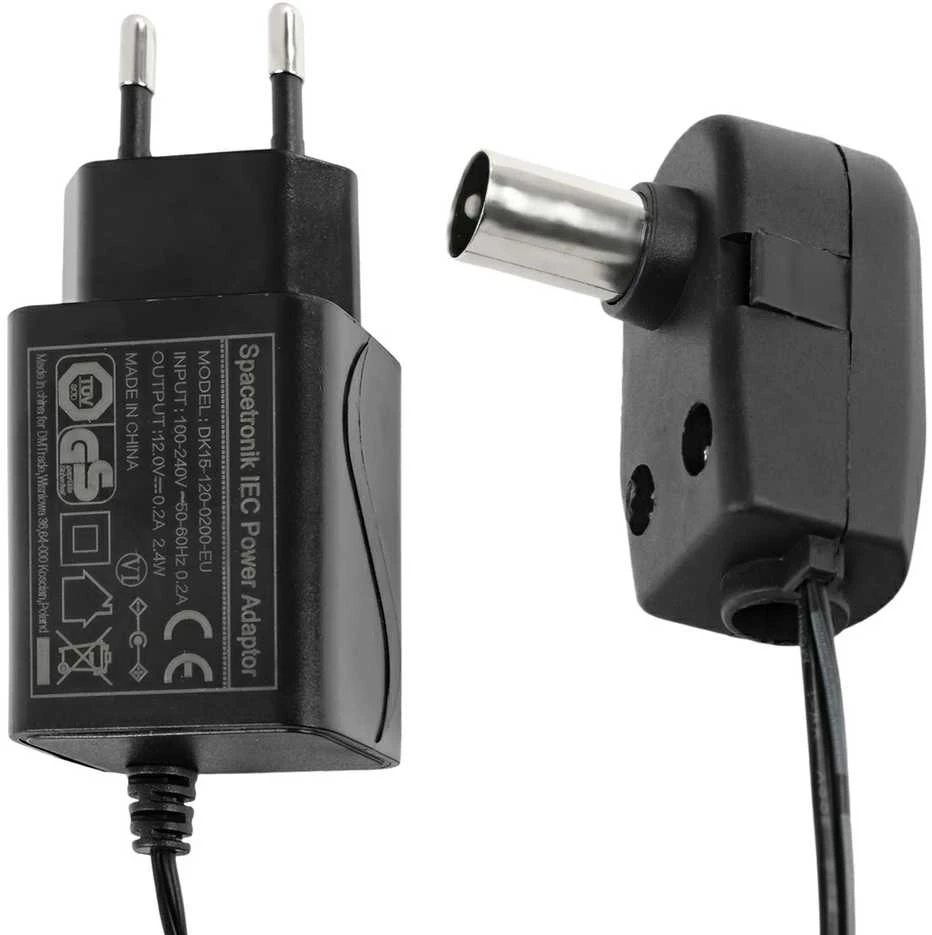 Maitinimo šaltinis antenowy HQ Spacetronik 12V/200mA IEC