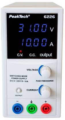Laboratorinis maitinimo šaltinis 30V 10A PeakTech 6226