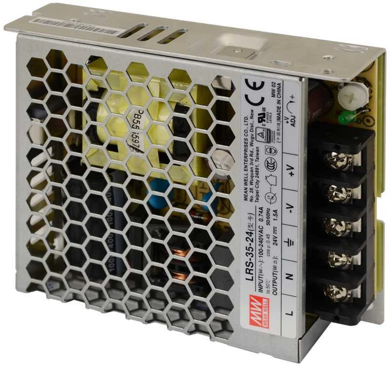 Mean Well LRS-35-24 modulinis maitinimo šaltinis 24V 1.5A 36W
