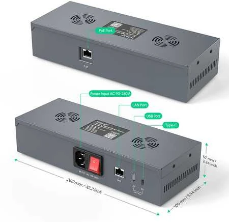Maitinimo šaltinis PoE do Starlink Gen3 Spacetronik SSP01