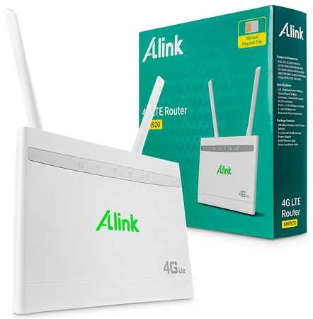 4G LTE modemas + maršrutizatorius ALINK-MR920 300Mb/s