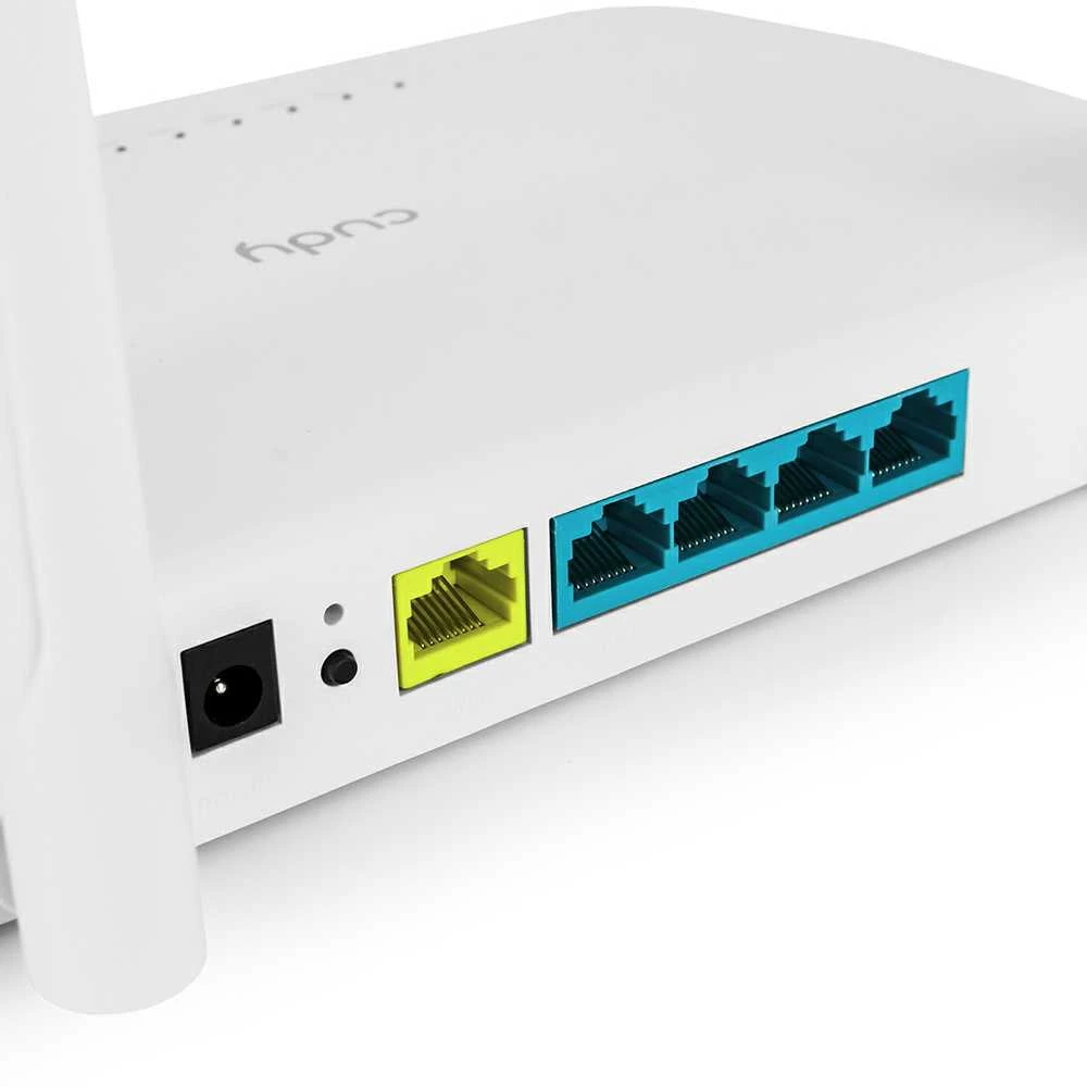 Belaidis Maršrutizatorius - Cudy WR1300 Dviejų Juostų Gigabit Ethernet Baltas