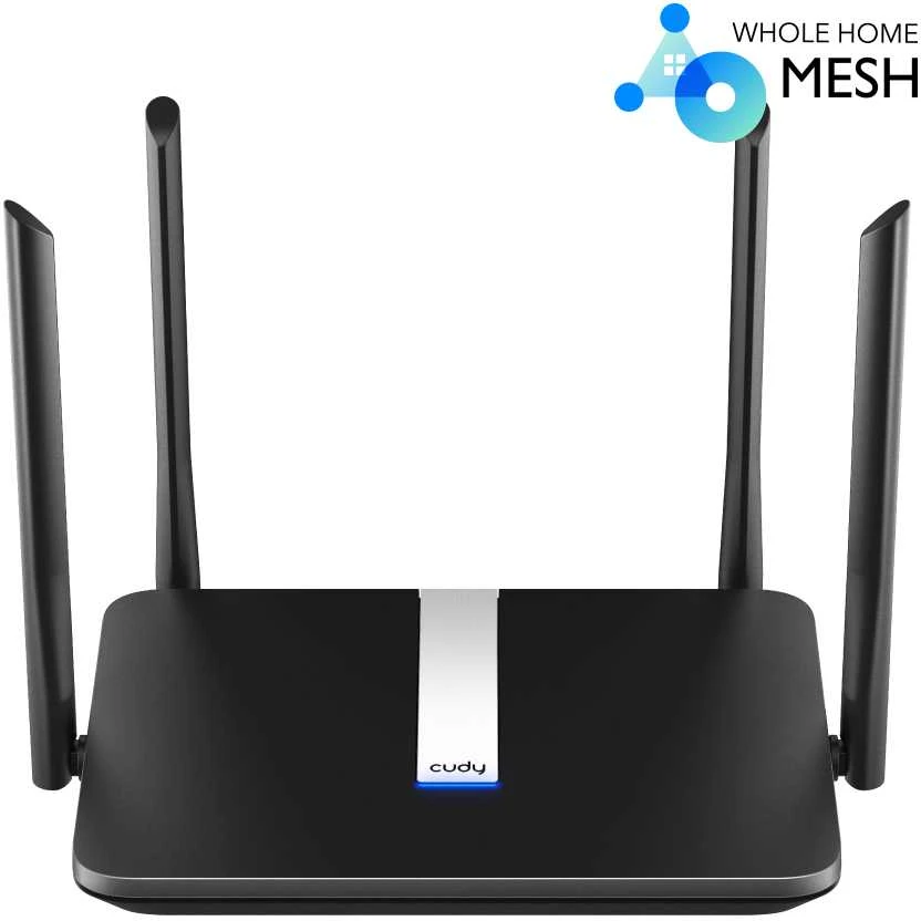 Maršrutizatorius ROUTER CUDY-WR2100 2.4 GHz, 5 GHz, 300 Mbps + 1733 Mbps