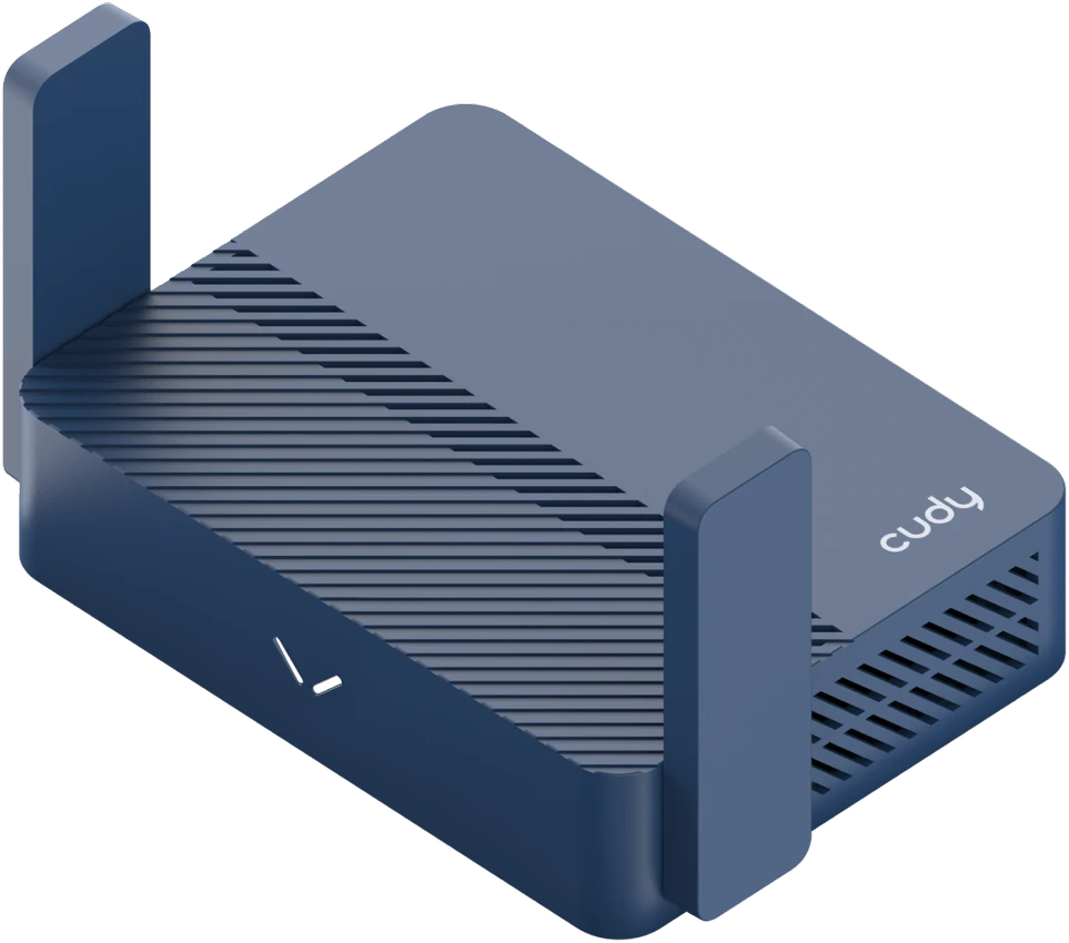 Belaidis Maršrutizatorius - Cudy AX3000 Gigabit Ethernet Wi-Fi 6 Mėlynas