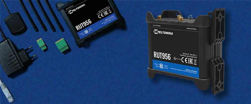 Šakotuvas Teltonika | Pramoninis maršrutizatorius | RUT956 | 802.11n | 10/100 Mbit/s | Ethernet LAN (RJ-45) jungtys 4 | Palaikomas tinklelis: ne | MU-MiMO: ne | 2G/3G/4G | Antenos tipas: 2 x SMA, skirtas LTE, 2 x RP-SMA, skirtas WiFi, 1 x SMA, skirtas GNSS | 1 x USB 2.0