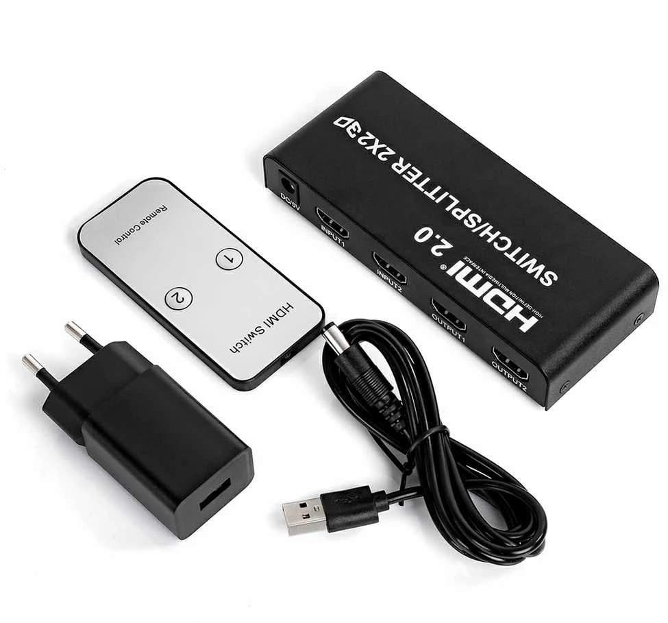 Matrix HDMI 2/2 Spacetronik SPH-M221 4K 60Hz