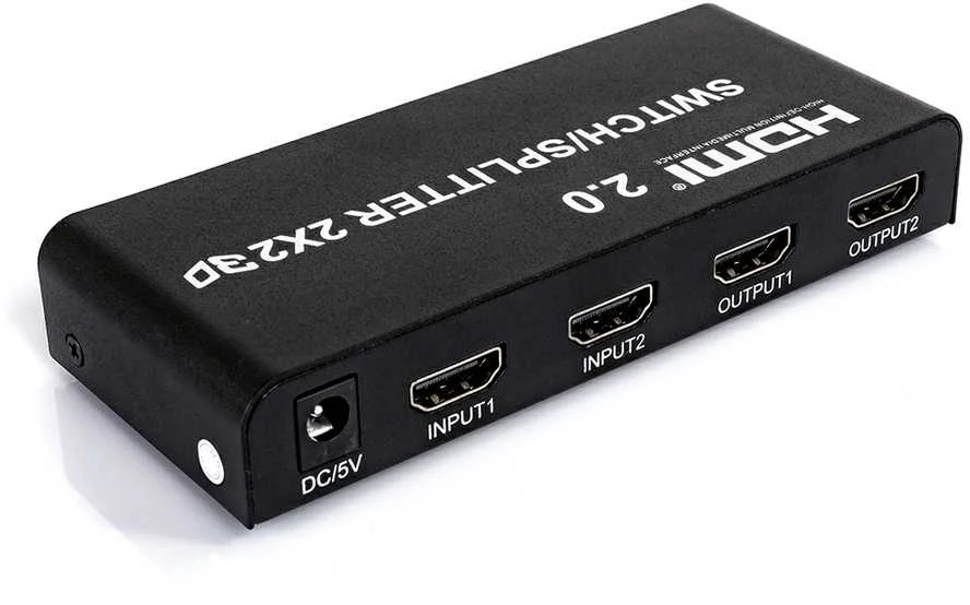 Matrix HDMI 2/2 Spacetronik SPH-M221 4K 60Hz