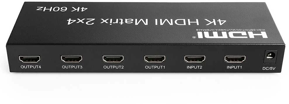 Matrix HDMI 2/4 Spacetronik SPH-M24 V2 4K 60Hz