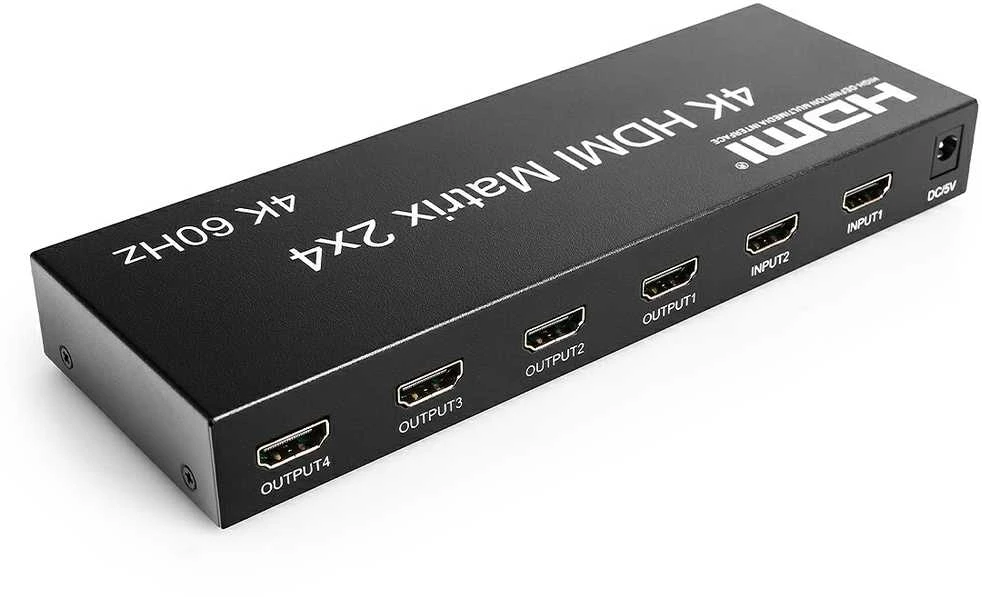 Matrix HDMI 2/4 Spacetronik SPH-M24 V2 4K 60Hz