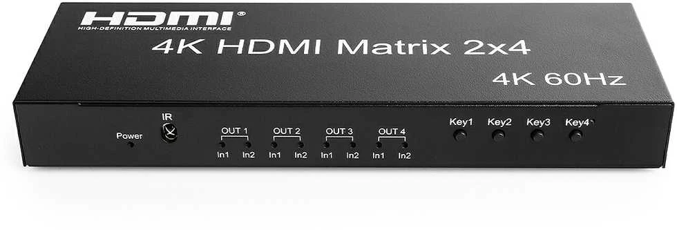 Matrix HDMI 2/4 Spacetronik SPH-M24 V2 4K 60Hz