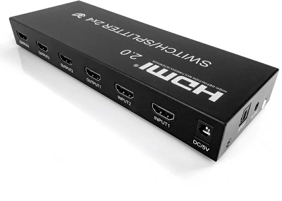 Matrix HDMI 2/4 Spacetronik SPH-M241 4K 60Hz