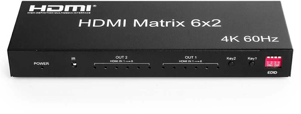 Matrix HDMI 6/2 Spacetronik SPH-M620 4K 60Hz