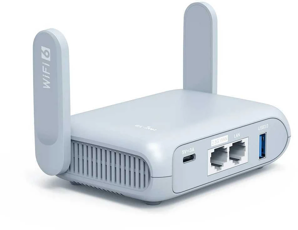 Maršrutizatorius mini Wi-F 6 GL-iNet Ber
