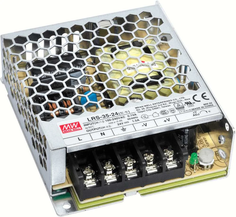 Mean Well LRS-35-24 modulinis maitinimo šaltinis 24V 1.5A 36W