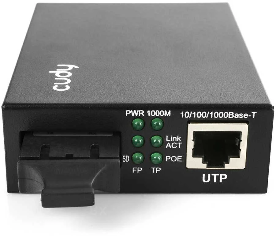 Cudy MC100GSA-20P tinklo konverteris su SFP ir RJ45 jungtimis