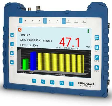 Megasat HD7 Combo DVB-T/T2/S/S2/C/C2/DAB+ matuoklis