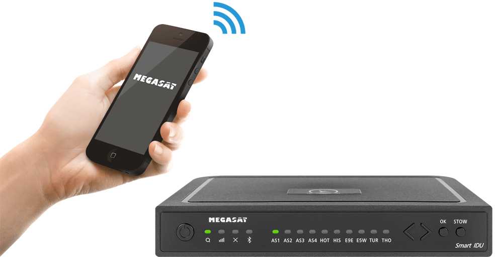 Megasat Traveller-Man AUTO SKEW antena SAT