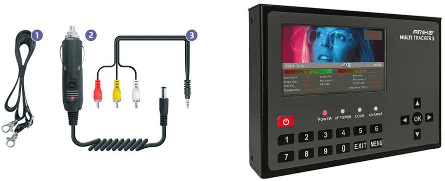 Amiko „MultiTracker 3“ DVB-T/T2/S/S2/C/C2 matuoklis
