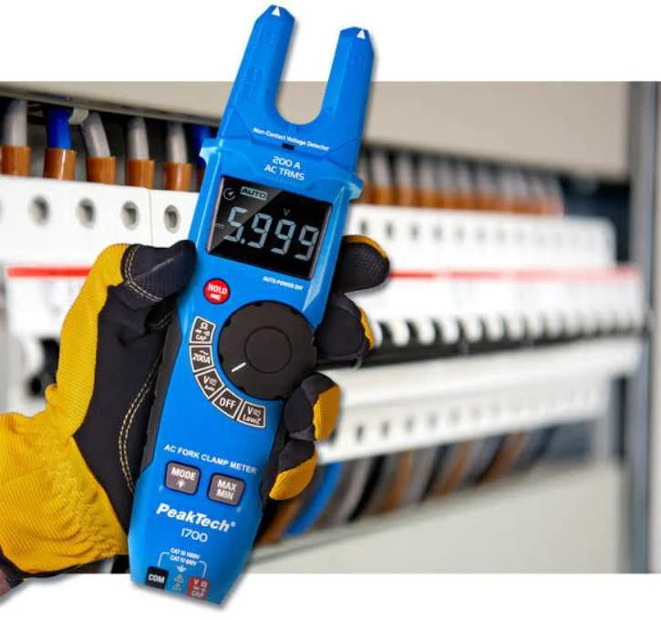 RMS Hold 1000V 200A PeakTech 1700 Clamp Meter