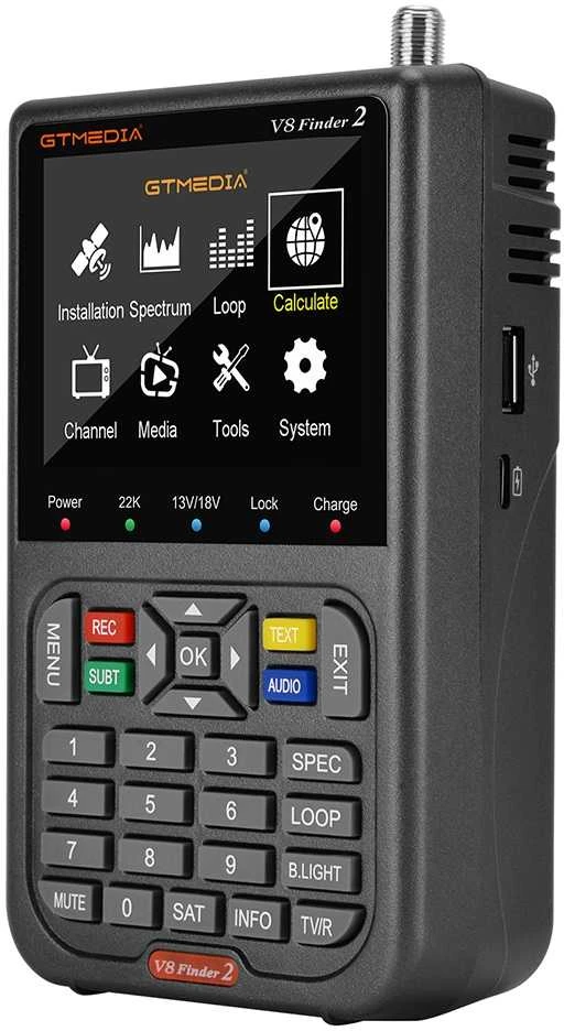 Miernik SAT GTMEDIA FreeSAT V8 FINDER 2 Juodas