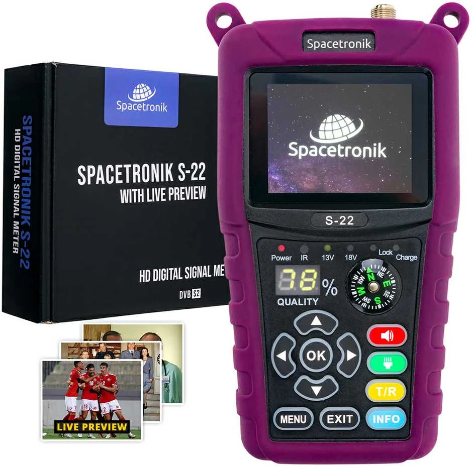PALYDOVINIS MATUOKLIS S-22 DVB-S/S2/S2X Spacetronik