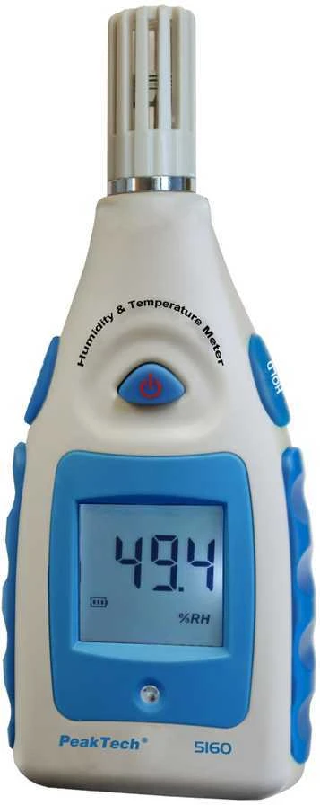 Temperatūros drėgmės matuoklis. 50 laipsnių PeakTech 5160