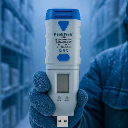 Miernik Wilgotn Temp USB Datalogger PeakTech 5185