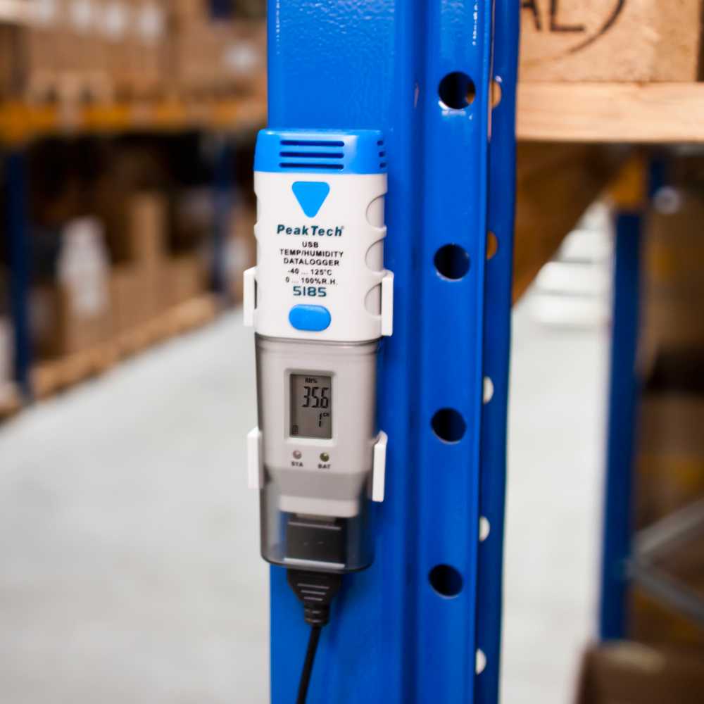 Miernik Wilgotn Temp USB Datalogger PeakTech 5185