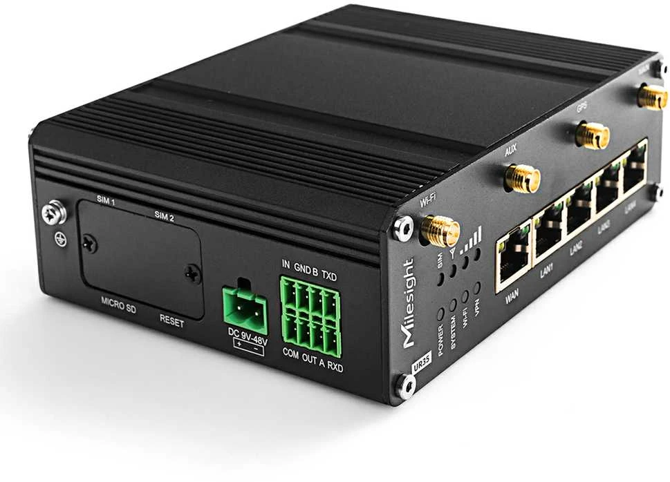Milesight MIL-UR35-L04EU-G-P-W pramoninis maršrutizatorius