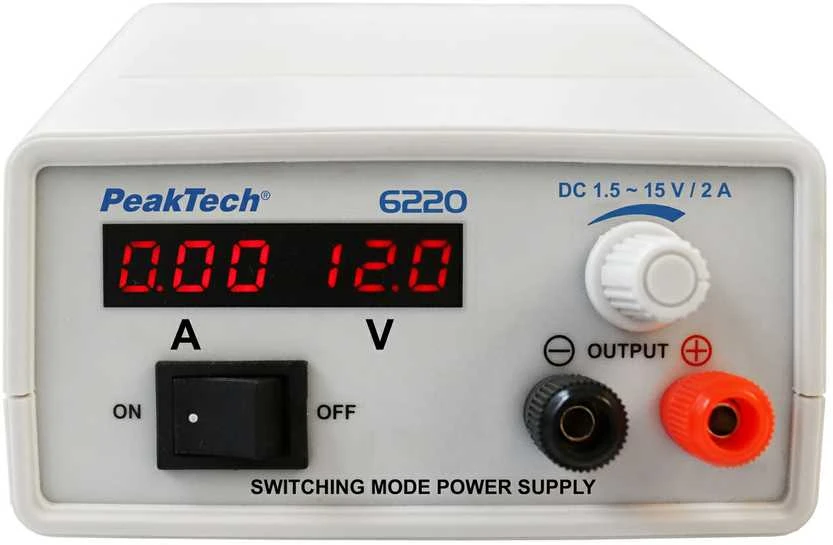 Mini maitinimo šaltinis laboratoryjny PeakTech 6220