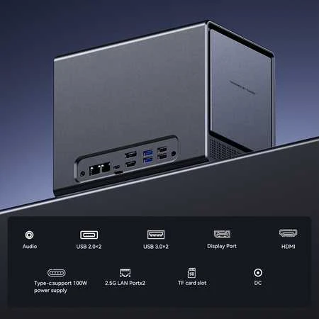 Mini kompiuterio NAS Intel N150 Aoostar WTR PRO00