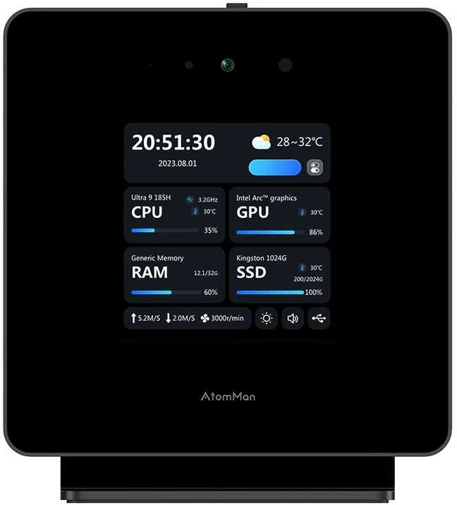 „Minisforum AtomMan X7 Intel Core Ultra 9“ 32 GB 1 TB