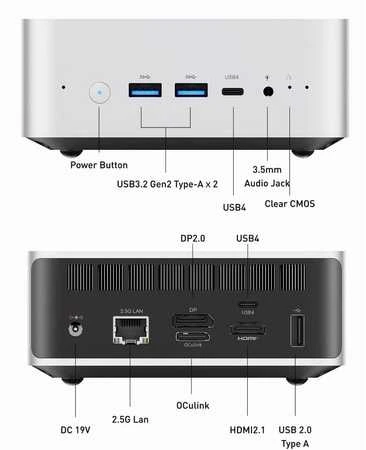 „Minisforum M1 Pro Intel i5-125H 0+0“ (be išorinio procesoriaus)