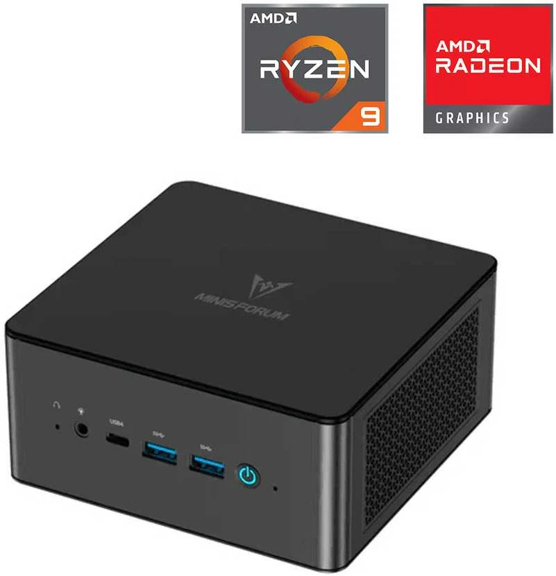 Stacionarus kompiuteris „Minisforum“ asmeninis kompiuteris AMD Ryzen 9 8945HS 32GB M.2 1TB