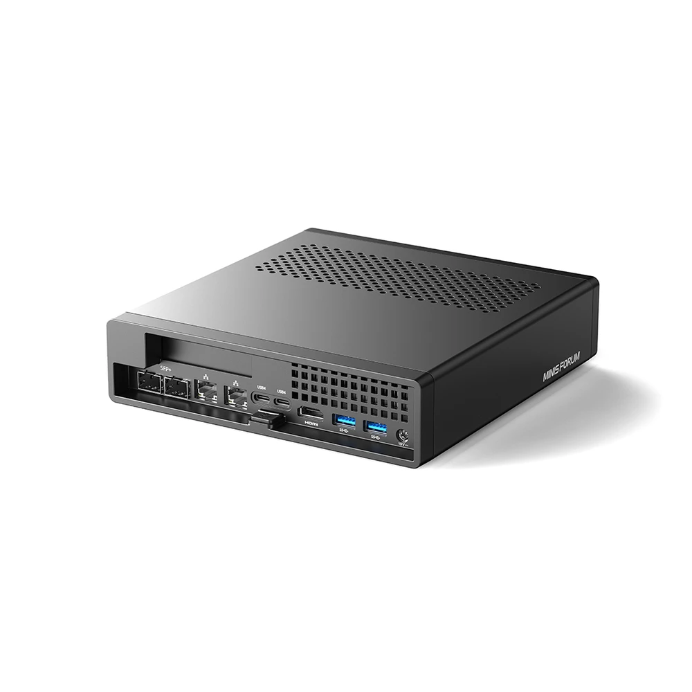„Minisforum“ asmeninis kompiuteris su „Intel i5 12600H Iris Xe“, tinkamas 0+0