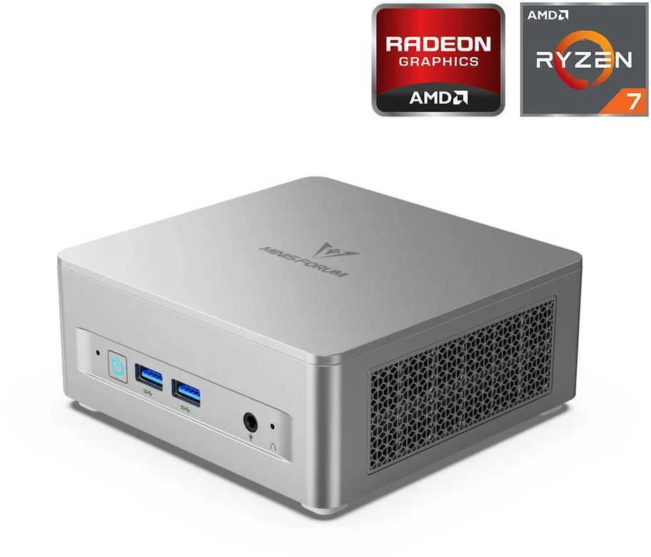 MINI PC Minis Forum UM870 Plus Ryzen 7 8745H be priedų