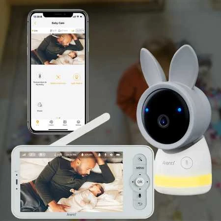 Arenti Ainanny Kit vaizdo kūdikių stebėjimo kamera, 4 MP, LCD ekranas