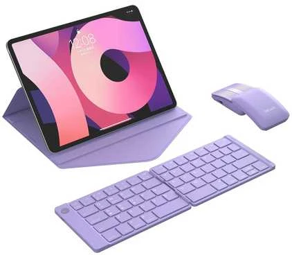Nustatyti belaidę sulankstomą klaviatūrą Delux KF10 ir pelę MF10PRO