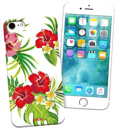 Moc Sport Ab Telefono dėklas MOC Mag Case skirtas iPhone 7 8 Hibiscus