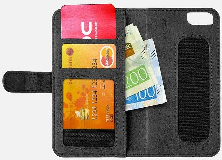 Moc Sport Ab Telefono piniginė MOC Velcro Wallet Juoda