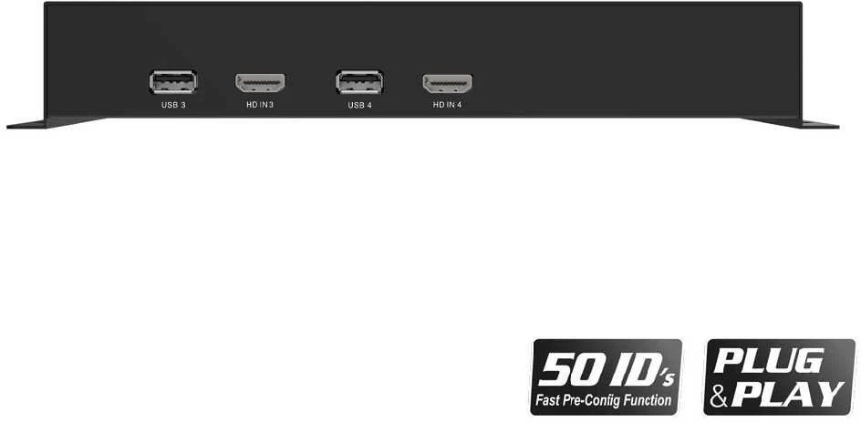 Moduliatorius 4x HDMI į 2x DVB-T/C EDISION QUAD+