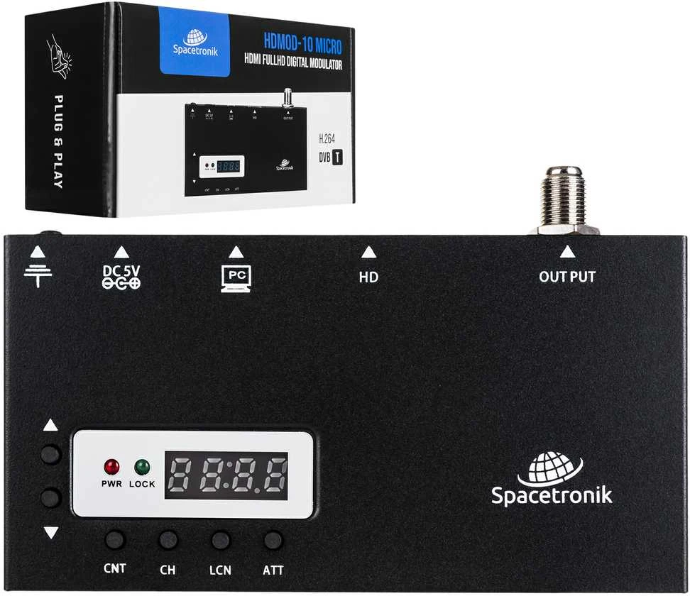Spacetronik HDMOD-10/MICRO DVB-T moduliatorius