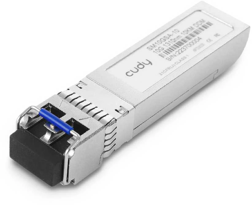 Šakotuvas Optinis integruojamas keitiklis SFP+ Cudy SM10GSA-10 (1310nm, LC, SMF, 10km)