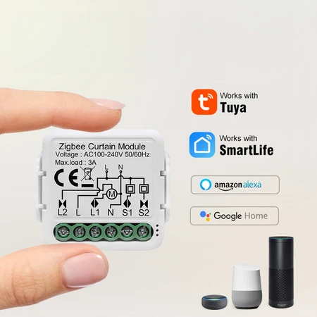 Užuolaidų modulis Zigbee AVATTO N-ZCSM01-1-1-ALI