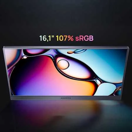 Nešiojamas monitorius Arzopa Z3FC, 16.1" 2.5K IPS, 180Hz, USB-C