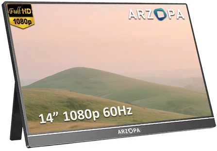 Arzopa A1S 14.0 Portable Monitorius (sidabrinis pilka)