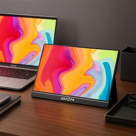 Arzopa A1S 14.0 Portable Monitorius (sidabrinis pilka)